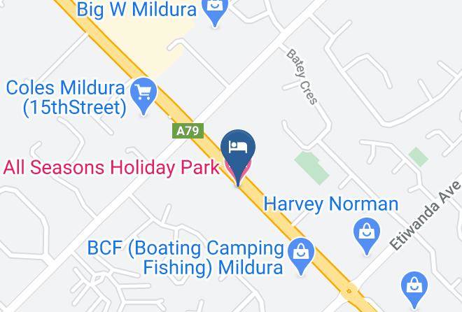 All Seasons Holiday Park Map