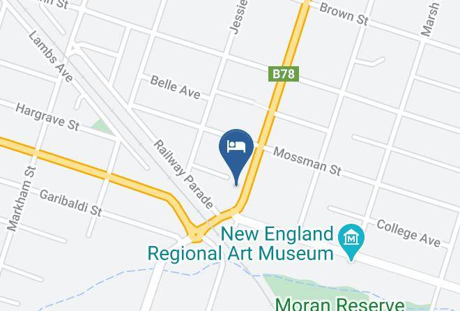 Armidale Regional - All Seasons Motel Armidale Maps