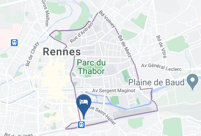 Ille Et Vilaine - Ibis Styles Rennes Centre Gare - Nord Hotel Maps