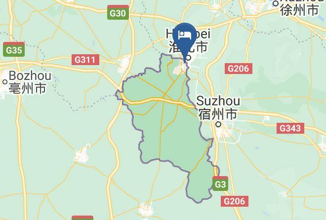 Huaibei - All The Way To The Hotel Chain Maps