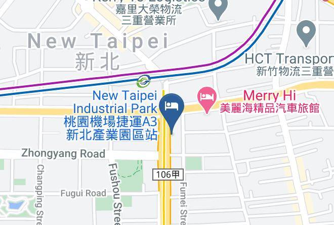 Xinzhuang District - All Ur Boutique Motel Xinzhuang Maps