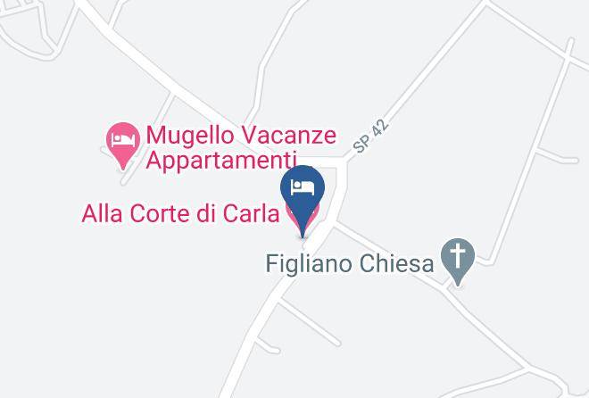 Florence - Alla Corte Di Carla Maps