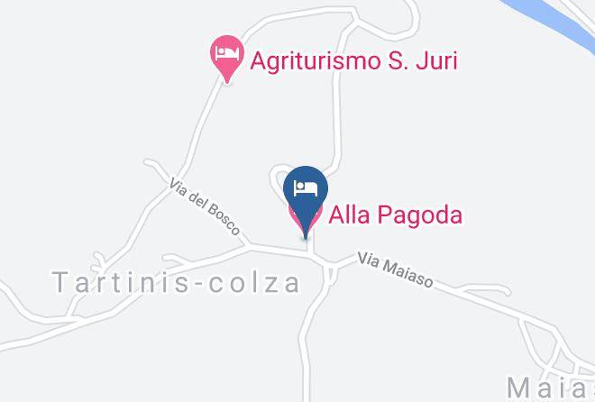 Udine - Alla Pagoda Maps