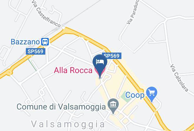 Alla Rocca Hotel Map