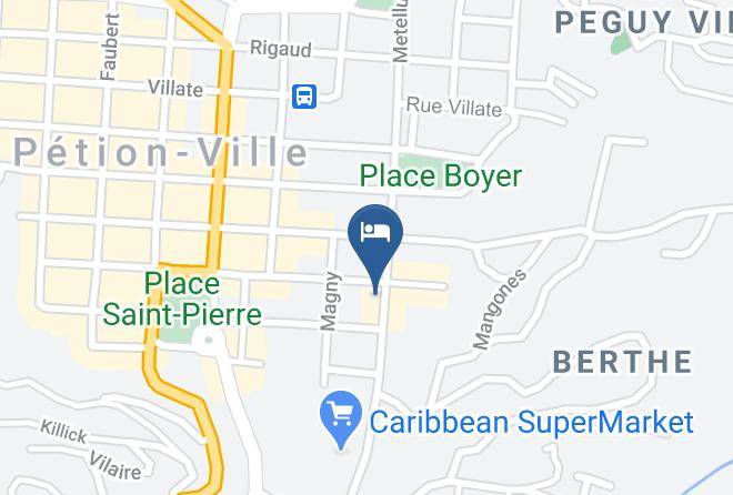 Port Au Prince - Allamanda Bed And Breakfast Maps