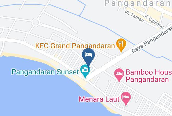 Pangandaran Regency - Allamanda Hotel Maps