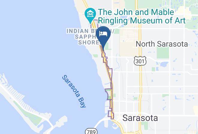 Sarasota - Allamanda Motel Maps