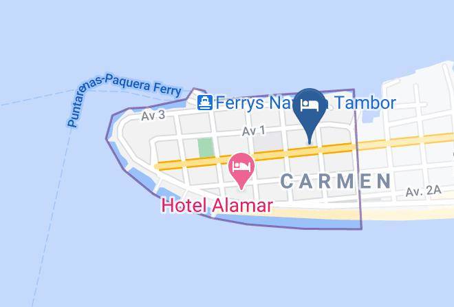 Puntarenas - Allan 28 Hotel Maps