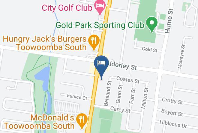 Toowoomba - Allan Cunningham Motel Maps