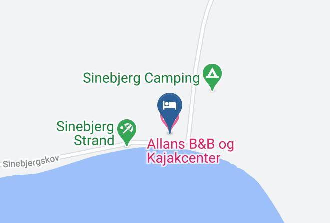 Faborg - Allans B&b Og Kajakcenter Maps