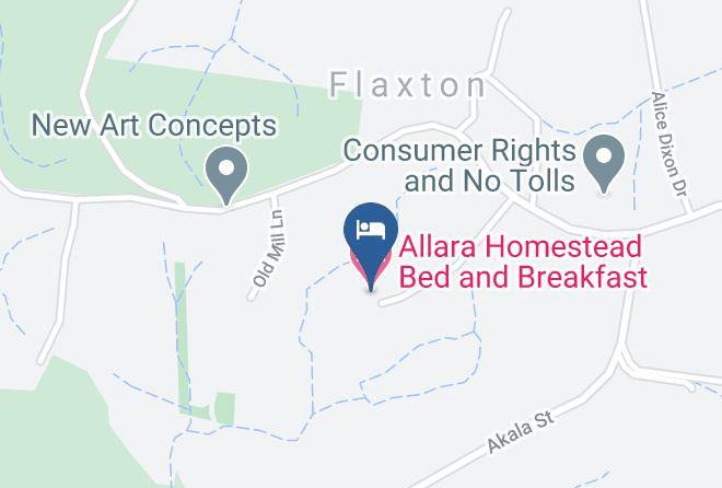 Sunshine Coast - Allara Homestead Bed And Breakfast Maps