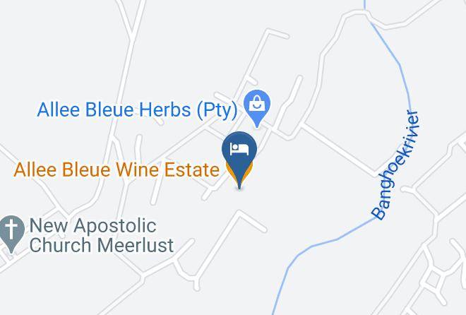 Cape Winelands - Allee Bleue Wine Estate Maps
