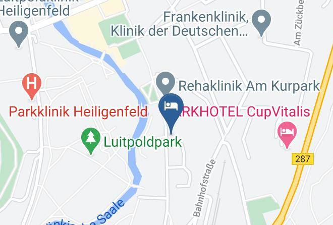 Bad Kissingen - Allee Hotel Garni Maps