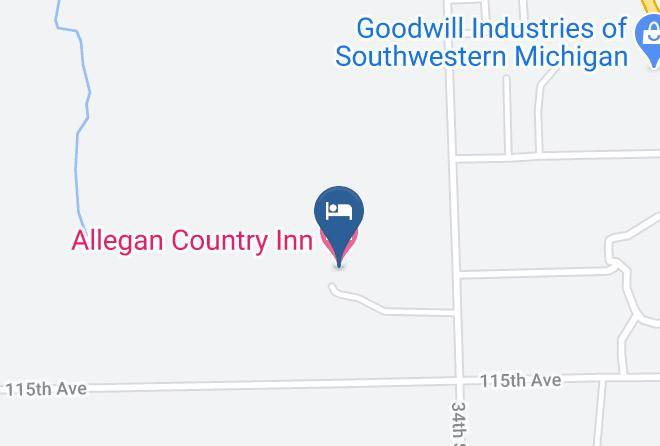 Allegan Country Inn Map
