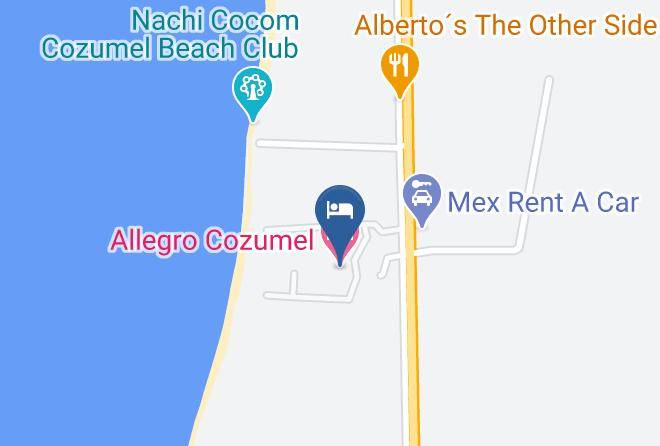 Cozumel - Allegro Cozumel Maps