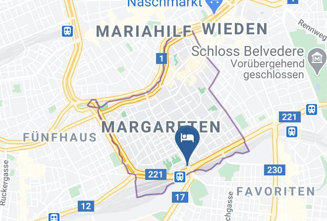 Vienna Margareten - Hotel Allegro Maps