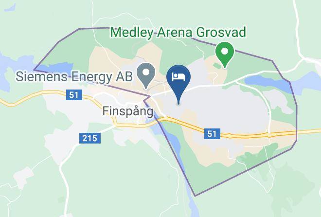 Finspang - Allehotellet Maps