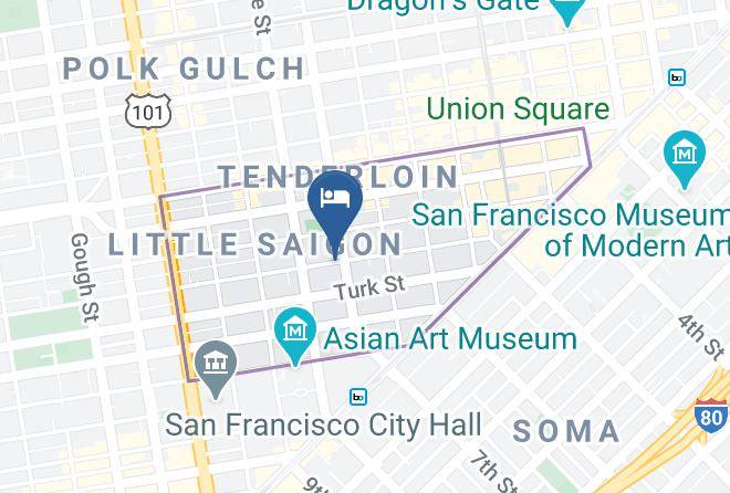 San Francisco - Allen Hotel Maps