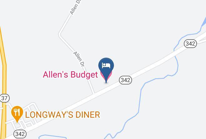 Jefferson - Allen's Budget Motel Maps