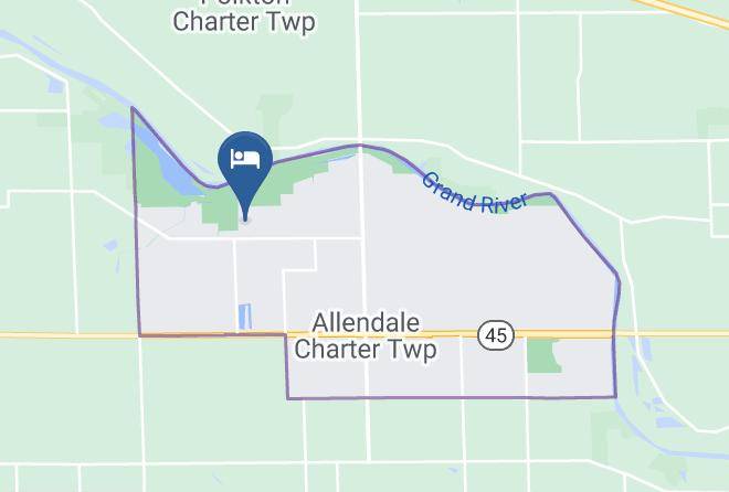 Allendale West Grand Rapids Koa Map