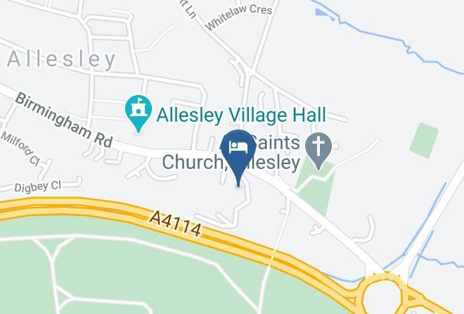 Coventry - Allesley Hotel Maps