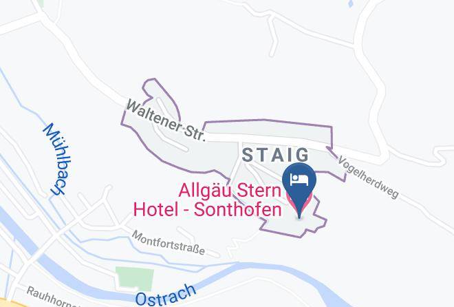 Oberallgau - Allgau Stern Hotel Sonthofen Maps