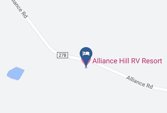 Alliance Hill Rv Resort Map
