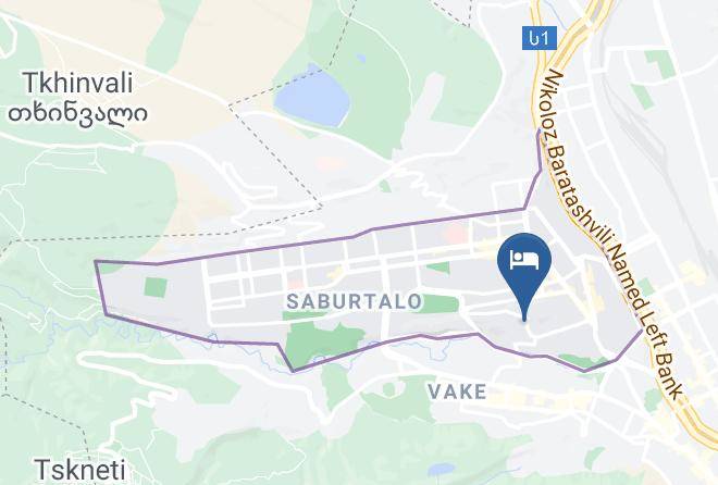 Tbilisi - Alliance Hotel Maps