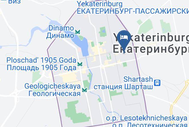 Yekaterinburg - Allis Otel' Maps
