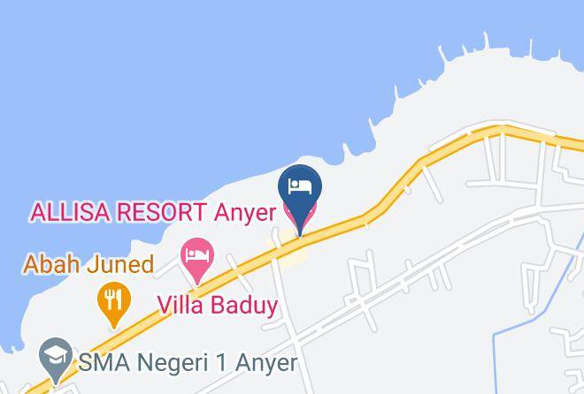 Serang Regency - Allisa Resort Anyer Maps