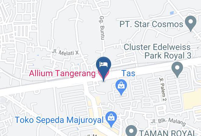 Kota Tangerang - Allium Tangerang Hotel Maps