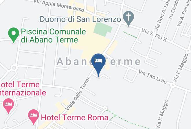 Padua - Alloggi Centrale Dependance Hotel Rosa Maps