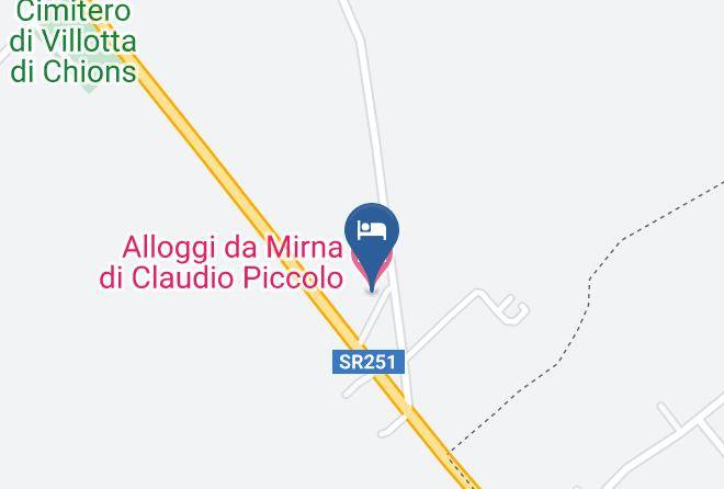 Pordenone - Alloggi Da Mirna Di Claudio Piccolo Maps