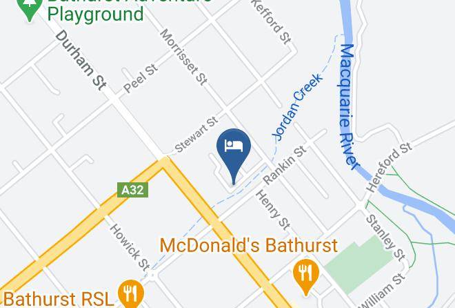 Bathurst Regional - Alloggio Bathurst Maps