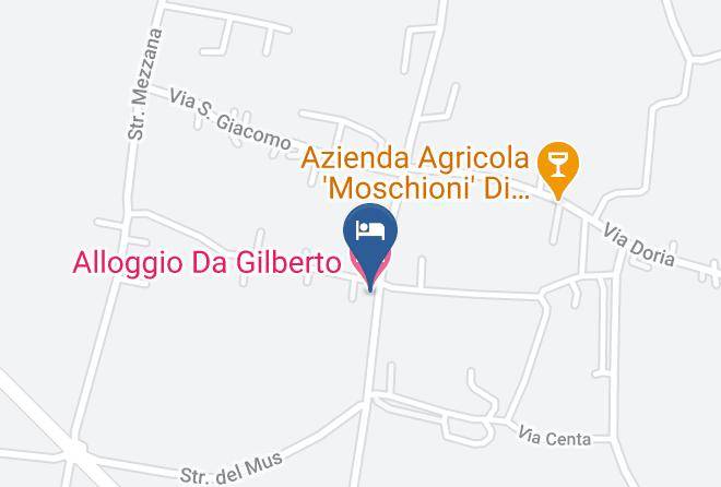 Udine - Alloggio Da Gilberto Maps