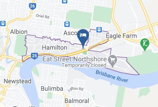 Brisbane - Alloggio Hamilton Brisbane Airport Maps