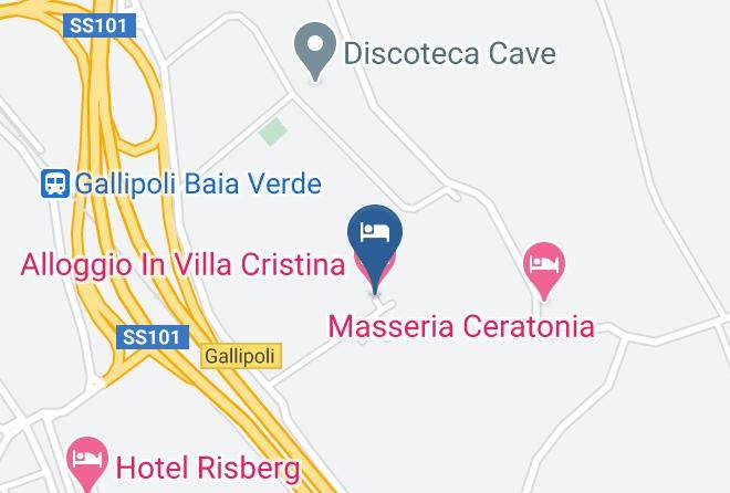 Lecce - Alloggio In Villa Cristina Maps