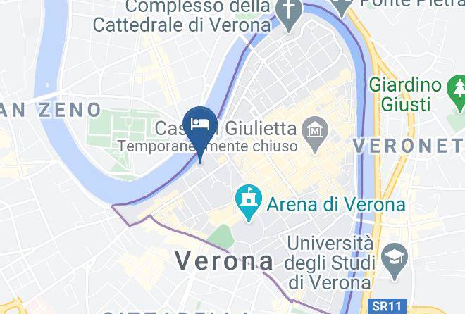 Verona - Alloggio Le Casette Maps