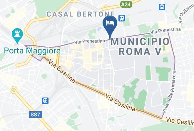 Rome - Alloggio Per Uso Turistico Lamberto Preneste Maps
