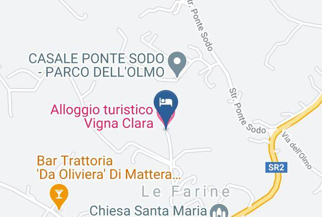 Viterbo - Alloggio Turistico Vigna Clara Maps
