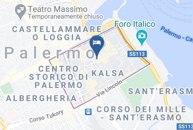 Palermo - Foresteria Dell'alloro Maps