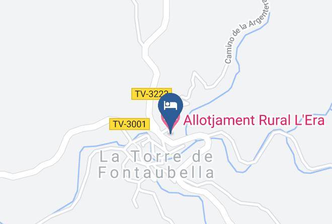 Tarragona - Allotjament Rural L'era Maps