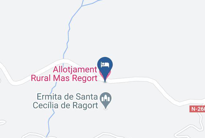Girona - Allotjament Rural Mas Regort Maps