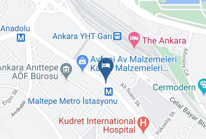 Cankaya - Allstar Akar International Hotel Maps