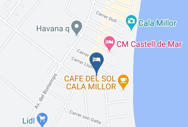 Baleares - Allsun Hotel Bahia Del Este Maps