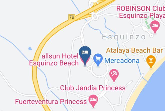 Las Palmas - Allsun Hotel Esquinzo Beach Maps