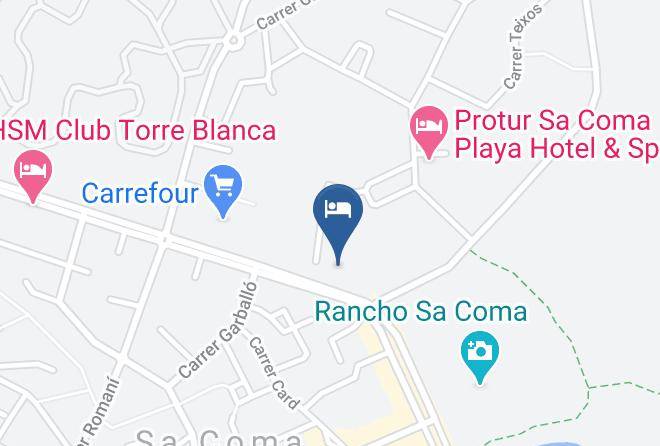 Baleares - Allsun Hotel Orient Beach Maps