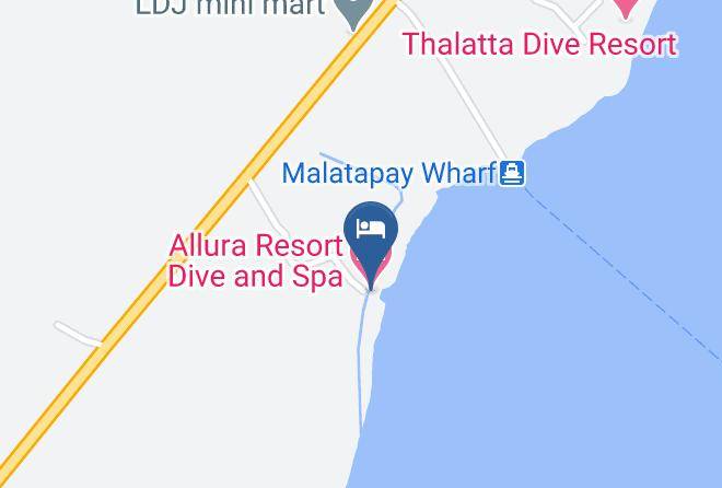 Negros Oriental - Allura Resort Dive And Spa Maps
