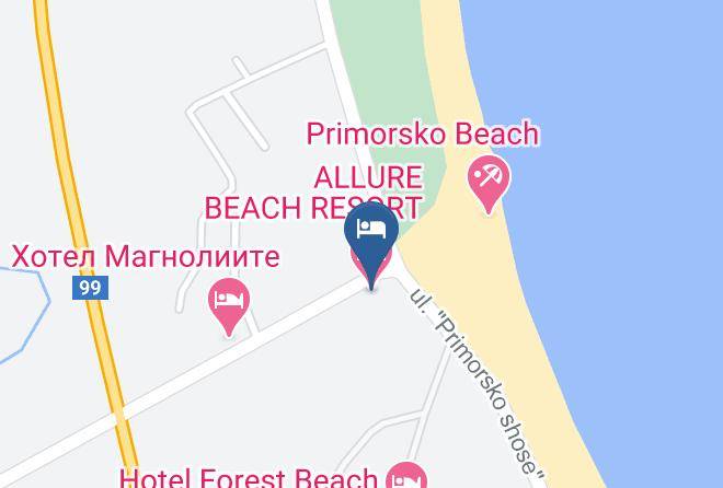 Primorsko - Allure Beach Resort Maps