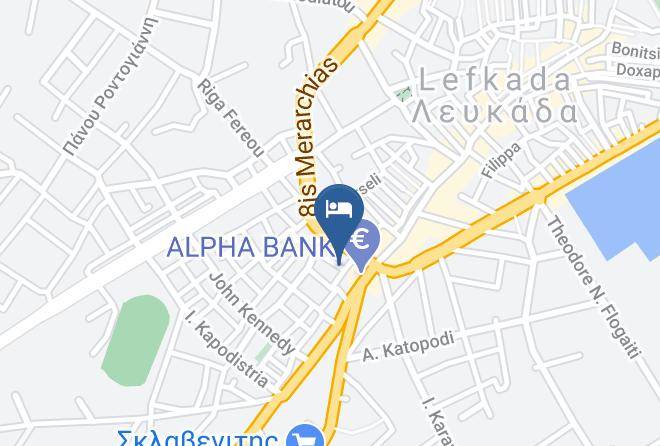 Levkas - Allure Central Boutique Hotel Maps